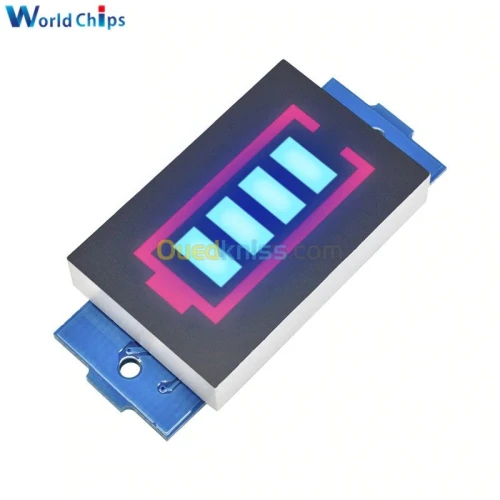 indicateur niveau batterie 2S 3S 4S Arduino 5S