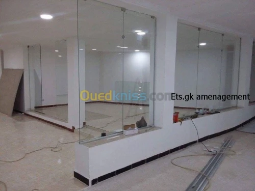 Fabrication de vitrine de façade 
