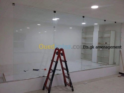 Fabrication de vitrine de façade 