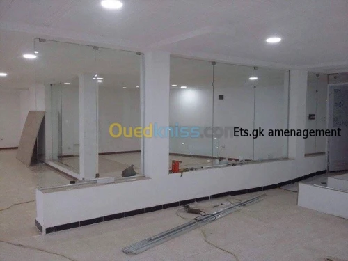 Fabrication de vitrine de façade 