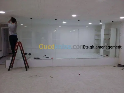 Fabrication de vitrine de façade 