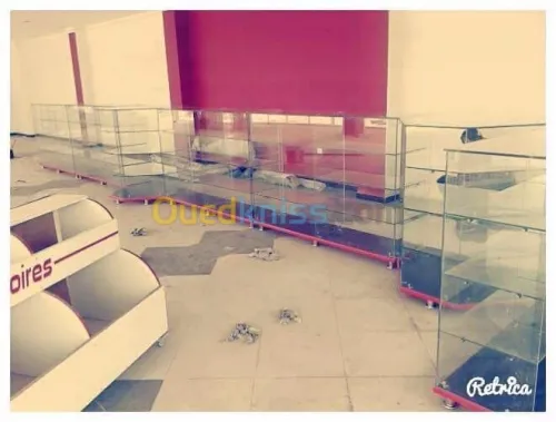 Façade en verre trempi 