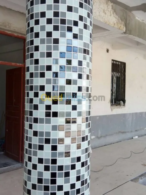 MOSAIQUE GRIS FANCÉ  //RÉF: GR15//