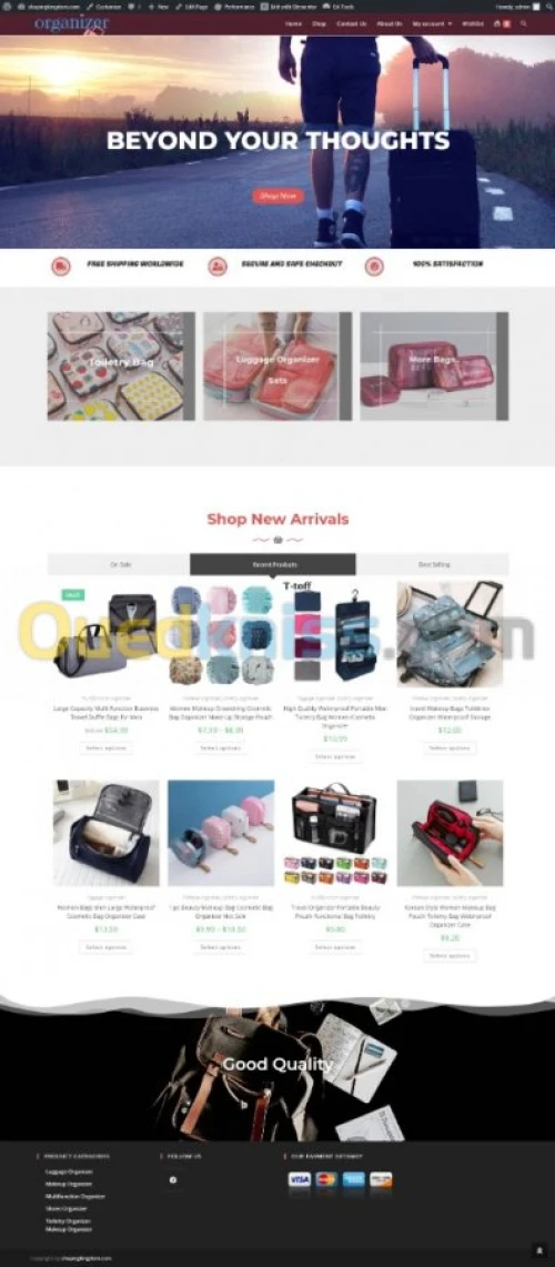 creation de site e-commerce  wordpress