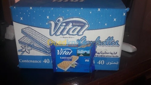 Gaufrettes et biscuits vital