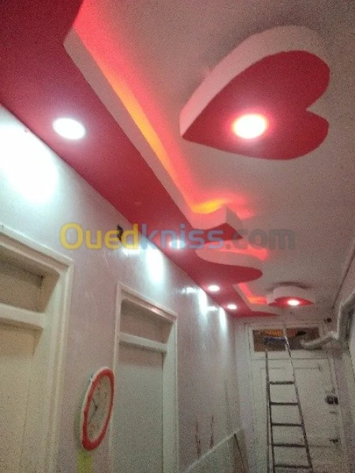 Décoration de Placoplatre BA13 et ba10