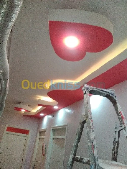Décoration de Placoplatre BA13 et ba10