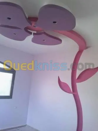 Décoration de Placoplatre BA13 et ba10
