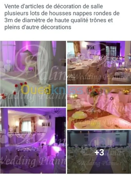 Organisation et décoration d'événement