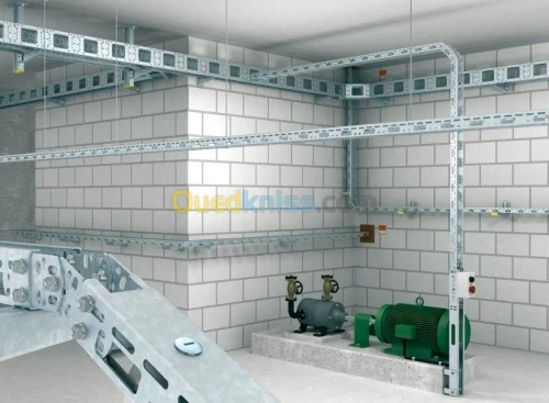 chemin de cables avec toute accessoire