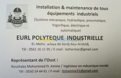 installation et maintenance 