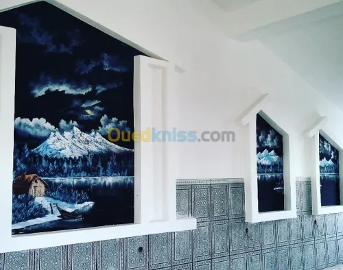 أعمال صبغ.  وديكور  