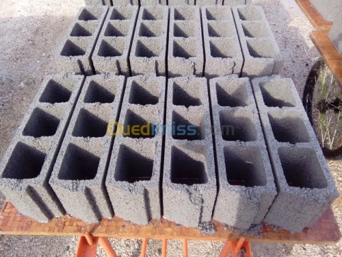 Fabrication industrielle de parpaing 