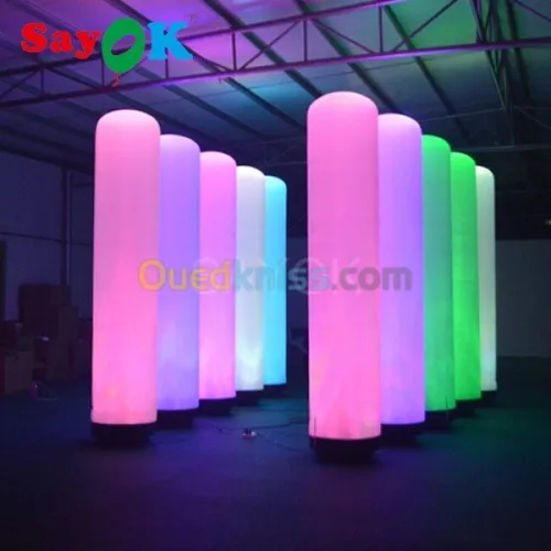 Publicités location  totem  gonflable 