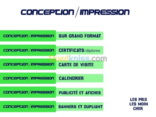conception et impression 