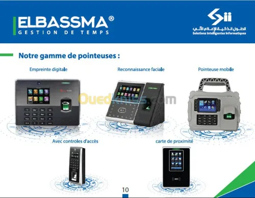 Pointeuse digitale et systeme de pointage Pro.