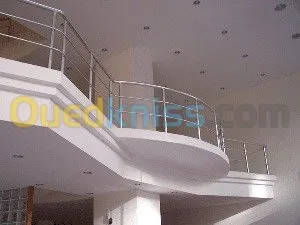 rampe d'escalier inox 
