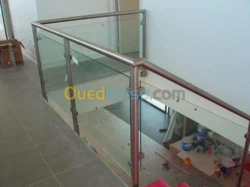 rampe d'escalier inox 