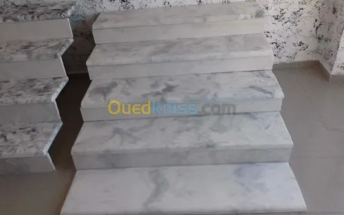 Fabrication faux marbre  