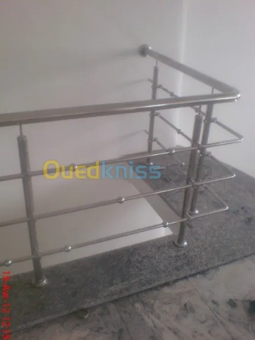 rampe d'escalier inox