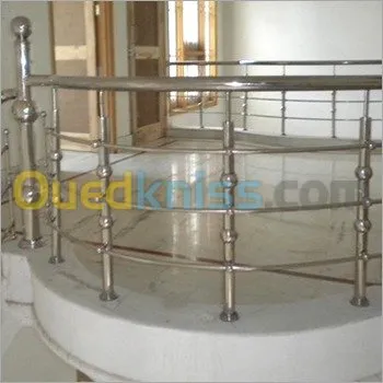 rampe d'escalier inox