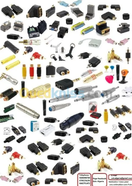 vente accessoires réseaux 