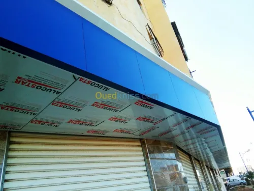 revêtement mural en alucobande  & pvc 