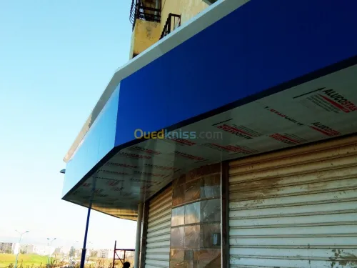 revêtement mural en alucobande  & pvc 