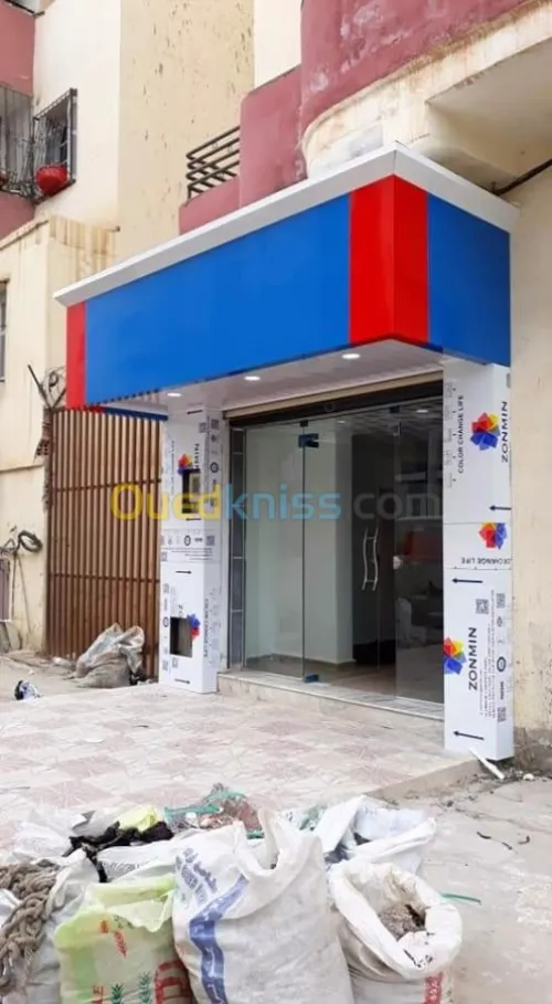 revêtement mural en alucobande  & pvc 