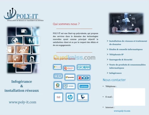 installation des réseaux 