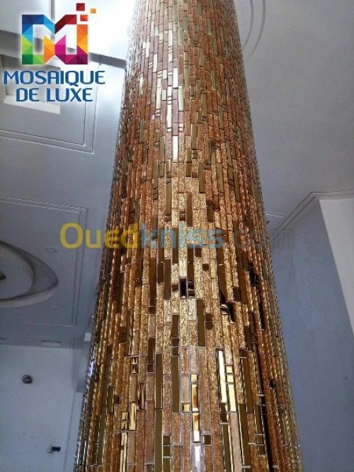 MOSAIQUE CROISE DORÉ //RÉF:DR106//