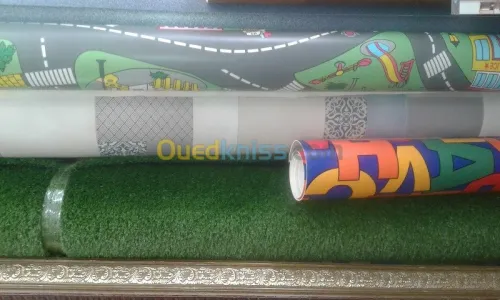 Gerflex. Papier peint moquette. Gazon 