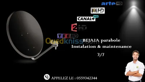 instalation et maintenance de parabole
