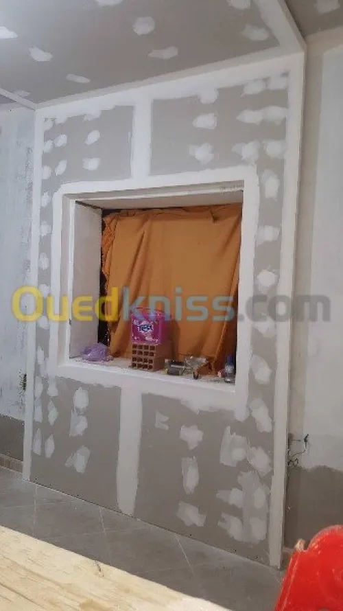 travaux de placo platre 