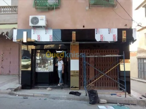 Habillage des façades en allucobande
