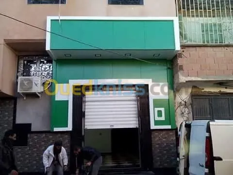 Habillage des façades en allucobande