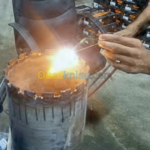 Réparation couronne diamant carottage 