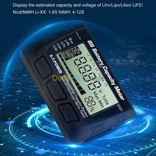  Compteur de capacité de batterie RC 7 arduino