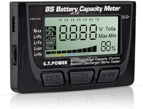  Compteur de capacité de batterie RC 7 arduino