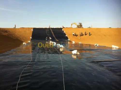 Fourniture et pose de Géomembrane 