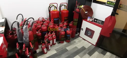 Extincteur et protection anti incendie