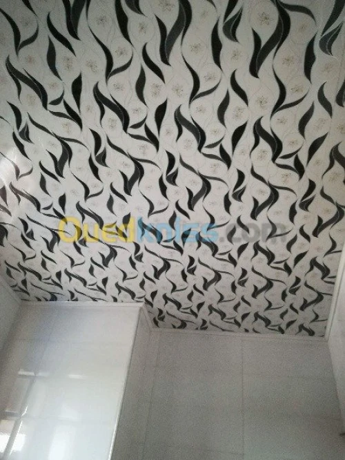 Faux plafonds en pvc