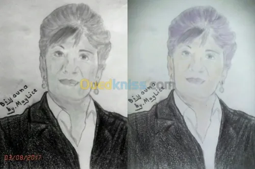 Dessinatrice de portraits