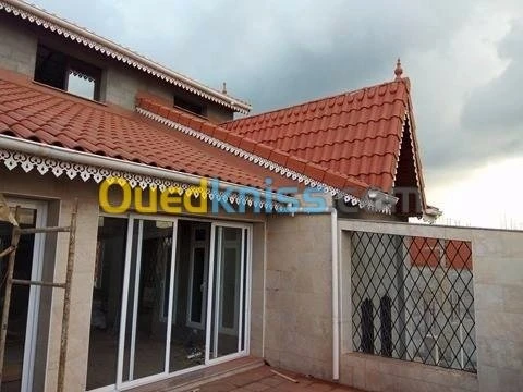 Montage charpente bois