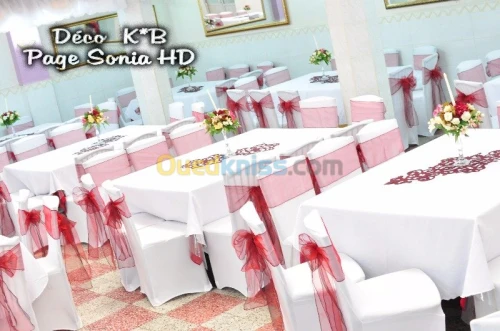  Décoration des salle organisatrice