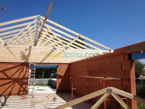 Toiture - Tuile - Charpente en Bois