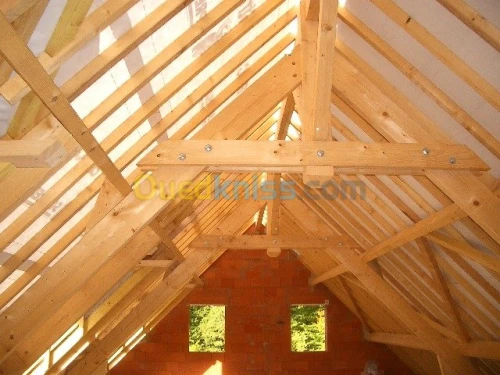 Toiture - Tuile - Charpente en Bois