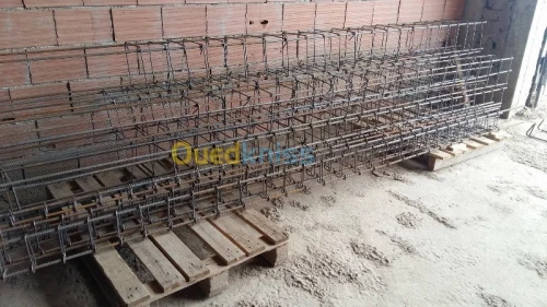 faconnage . ferraillage du fer a beton