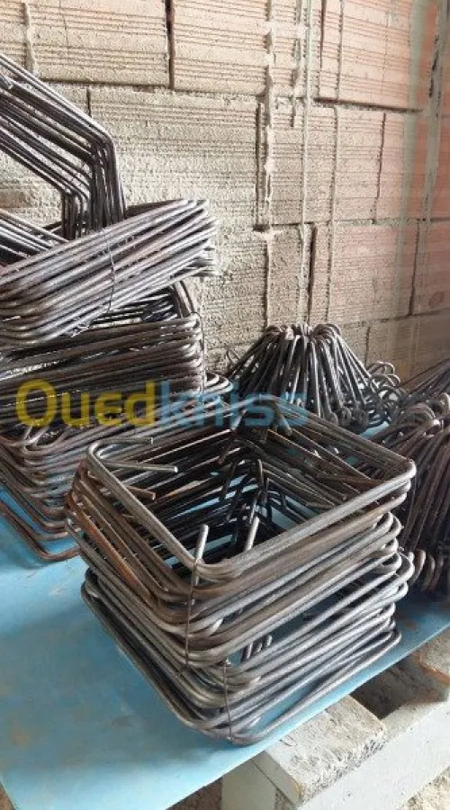 faconnage . ferraillage du fer a beton