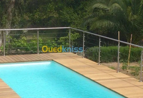 RAMPE D'ESCALIER EN INOX: